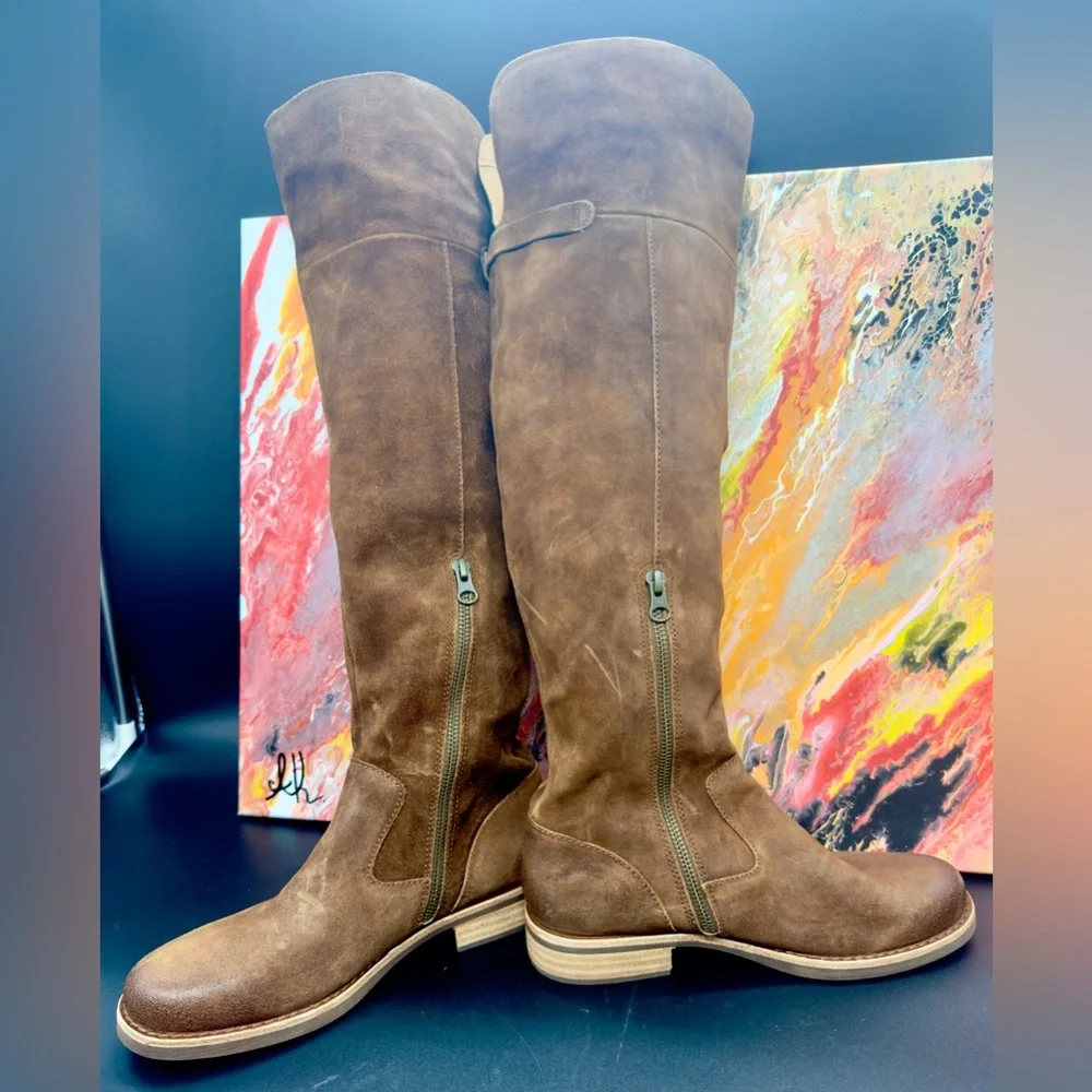 KORK-EASE Addison Over the Knee Boot in Taupe Size 7